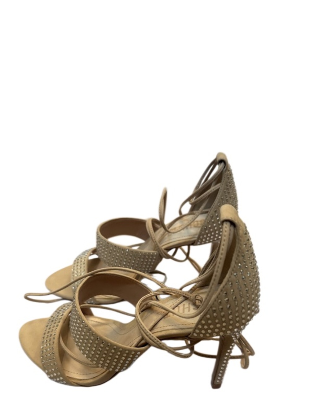 SCHUTZ women’s Sybil Lace Up Leather Sandal
